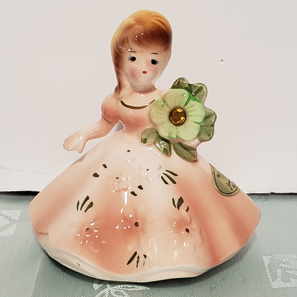 Josef Original November Birthday Girl Figurine Topaz
